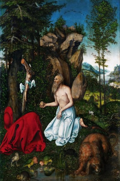 Der heilige Hieronymus von Lucas Cranach the Elder